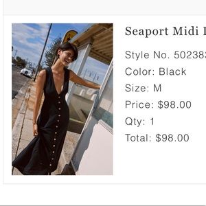 Free People Seaport Midi Dress